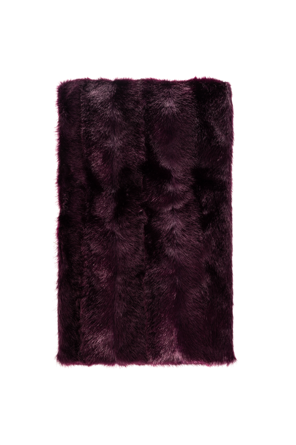 Burberry Faux fur hooded scarf | Men's Accessorie | Жіночий
